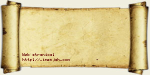 Mina Jovčić vizit kartica